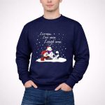 Live Well Love Much Laugh Often Snoopy Peanuts Winter Snowman 3 Sweatshirt 1.jpg