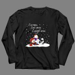 Live Well Love Much Laugh Often Snoopy Peanuts Winter Snowman 4 Long Sleeves 1.jpg