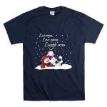 Live Well Love Much Laugh Often Snoopy Peanuts Winter Snowman T Shirt 7 1.jpg