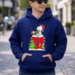 Los Angeles Angels Christmas Snoopy and Woodstock with Santa Hats and Gifts 8 Hoodie.jpg
