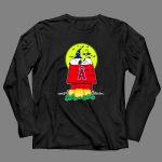 Los Angeles Angels Snoopy Halloween Moon Pumpkins Doghouse Woodstock 4 Long Sleeves.jpg