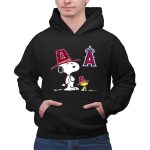 Los Angeles Angels Snoopy Woodstock Big Red Hat 2 Hoodie.jpg
