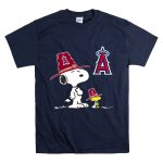 Los Angeles Angels Snoopy Woodstock Big Red Hat T Shirt 7.jpg