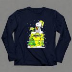 Los Angeles Chargers Snoopy Christmas House With Woodstock And Present 4 Long Sleeves1