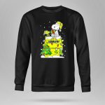 Los Angeles Chargers Snoopy Christmas House With Woodstock And Present 9 Sweatshirt