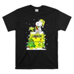 Los Angeles Chargers Snoopy Christmas House With Woodstock And Present T Shirt 6