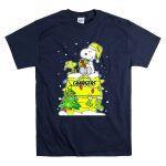 Los Angeles Chargers Snoopy Christmas House With Woodstock And Present T Shirt 7
