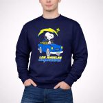 Los Angeles Chargers Snoopy Driving with Woodstock 3 Sweatshirt
