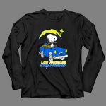 Los Angeles Chargers Snoopy Driving with Woodstock 4 Long Sleeves