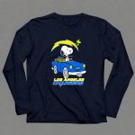 Los Angeles Chargers Snoopy Driving with Woodstock 6 Long Sleeves