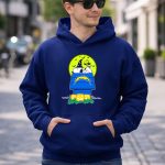Los Angeles Chargers Snoopy Halloween Pumpkin Full Moon Scene 8 Hoodie