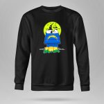 Los Angeles Chargers Snoopy Halloween Pumpkin Full Moon Scene 9 Sweatshirt
