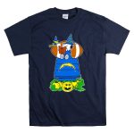 Los Angeles Chargers Snoopy Halloween Witch Reading Football Pumpkin T Shirt 7
