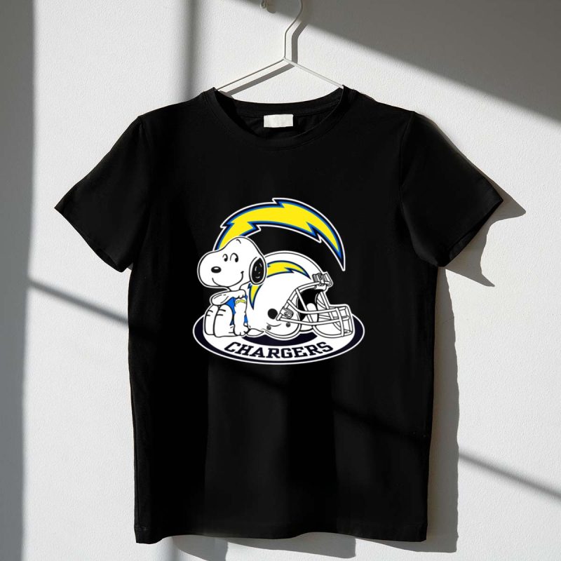 Los Angeles Chargers Snoopy Helmet Clipart 2 1 T Shirt
