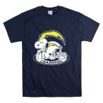 Los Angeles Chargers Snoopy Helmet Clipart 2 T Shirt 7