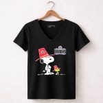 Los Angeles Clippers Snoopy and Woodstock NBA Collaboration 6 Womens V Neck