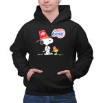 Los Angeles Clippers Snoopy with Woodstock in Team Hats 2 Hoodie