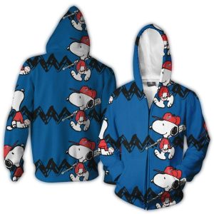Los Angeles Dodgers Snoopy Baseball All Over Print Hoodie 1.jpg