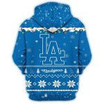 Los Angeles Dodgers Snoopy Dod House Merry Christmas All Over Print Hoodie 3.jpg