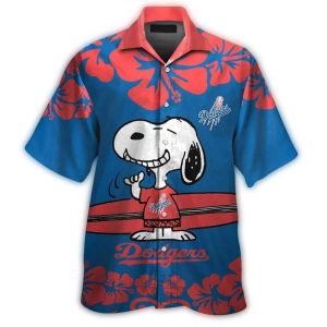 Los Angeles Dodgers Snoopy Surf Tropical Hawaiian Shirt 1.jpg