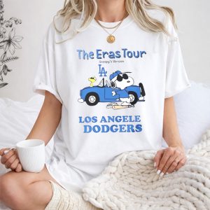 Los Angeles Dodgers The Eras Tour Snoopy Shirt