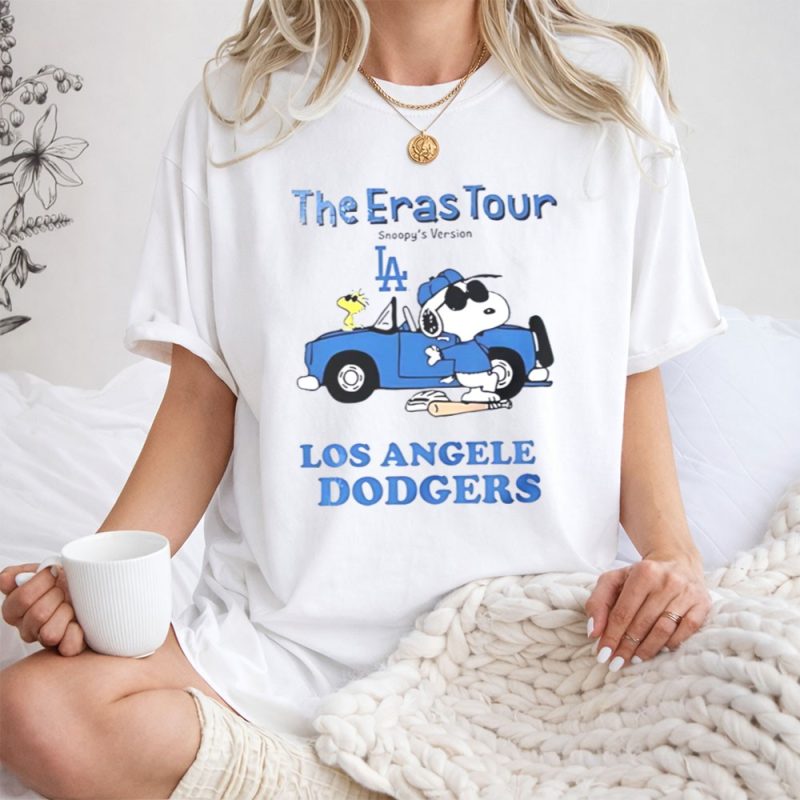Los Angeles Dodgers The Eras Tour Snoopy 1 T Shirt