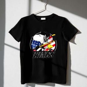 Los Angeles Kings Snoopy And Woodstock For 4th Of July Shirt