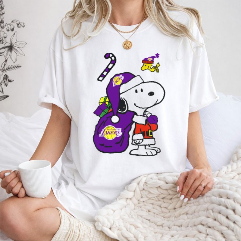 Los Angeles Lakers Snoopy Christmas Special 1 T Shirt