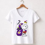 Los Angeles Lakers Snoopy Christmas Special 5 Womens V Neck