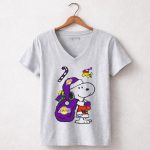 Los Angeles Lakers Snoopy Christmas Special 7 Womens V Neck