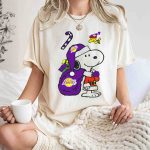 Los Angeles Lakers Snoopy Christmas Special T Shirt 7