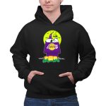 Los Angeles Lakers Snoopy Halloween Pumpkin Moon Bats 2 Hoodie