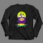 Los Angeles Lakers Snoopy Halloween Pumpkin Moon Bats 4 Long Sleeves