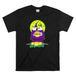 Los Angeles Lakers Snoopy Halloween Pumpkin Moon Bats T Shirt 6