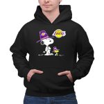 Los Angeles Lakers Snoopy Peanuts Basketball 2 Hoodie