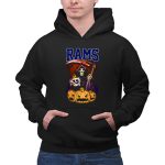 Los Angeles Rams Grim Reaper Halloween Pumpkins 2 Hoodie