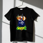 Los Angeles Rams Halloween Snoopy With Football And Pumpkins 1 T Shirt