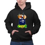 Los Angeles Rams Halloween Snoopy With Football And Pumpkins 2 Hoodie