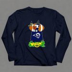 Los Angeles Rams Halloween Snoopy With Football And Pumpkins 6 Long Sleeves