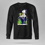 Los Angeles Rams Snoopy And Woodstock Christmas Rooftop Scene 9 Sweatshirt