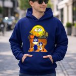 Los Angeles Rams Snoopy Charlie Brown Halloween Pumpkin Moon 8 Hoodie