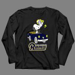Los Angeles Rams Snoopy Driving with Woodstock 4 Long Sleeves