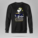 Los Angeles Rams Snoopy Driving with Woodstock 9 Sweatshirt