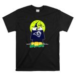 Los Angeles Rams Snoopy Halloween Peanuts Jack O Lanterns Full Moon T Shirt 6
