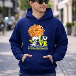 Love Packers Snoopy Green Bay Packers Autumn Tree 8 Hoodie