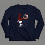 Love Sunflower Snoopy American Flag Hat 6 Long Sleeves