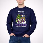 Lsu Tigers Merry Christmas Snoopy Christmas Tree Peanuts 3 Sweatshirt 1.jpg