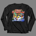 MERRY CHRISTMAS Charlie Brown Snoopy Peanuts Campfire Snowman 4 Long Sleeves 1.jpg