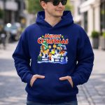 MERRY CHRISTMAS Charlie Brown Snoopy Peanuts Campfire Snowman 8 Hoodie 1.jpg