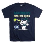 Mariners Make Me Drink Seattle Mariners Snoopy Fan T Shirt 7.jpg
